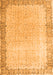 Serging Thickness of Machine Washable Persian Orange Traditional Area Rugs, wshtr3281org