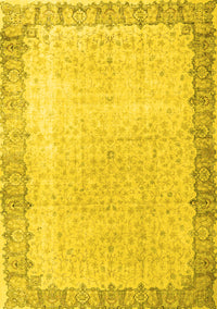 Persian Yellow Traditional Rug, tr3281yw