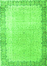 Persian Green Traditional Rug, tr3281grn