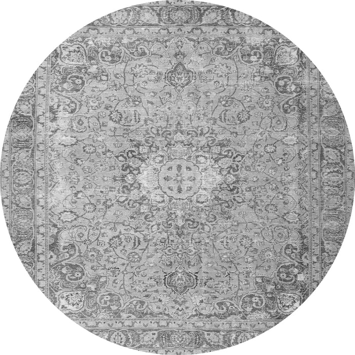 Square Persian Gray Traditional Rug, tr3282gry