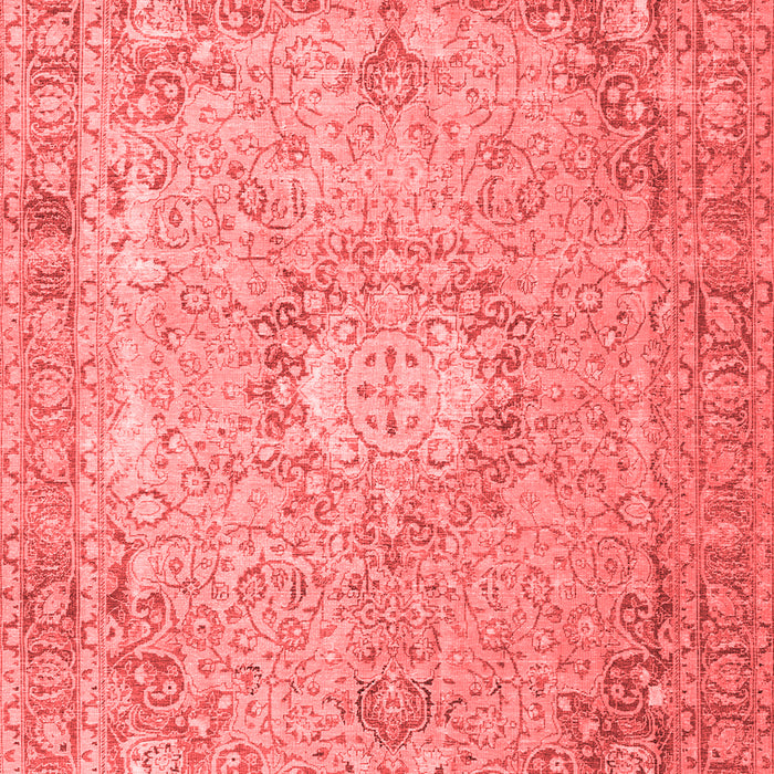 Machine Washable Persian Red Traditional Rug, wshtr3282red