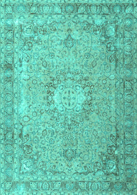 Persian Turquoise Traditional Rug, tr3282turq