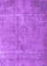 Machine Washable Persian Purple Traditional Area Rugs, wshtr3283pur