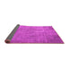 Sideview of Persian Pink Traditional Rug, tr3283pnk