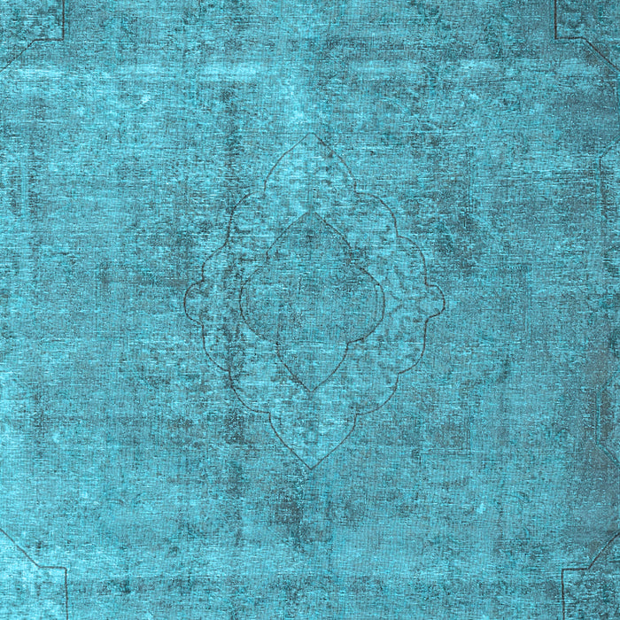 Machine Washable Persian Light Blue Traditional Rug, wshtr3283lblu