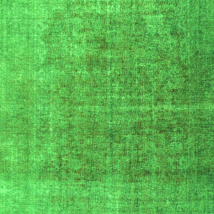 Serging Thickness of Machine Washable Persian Green Traditional Area Rugs, wshtr3284grn