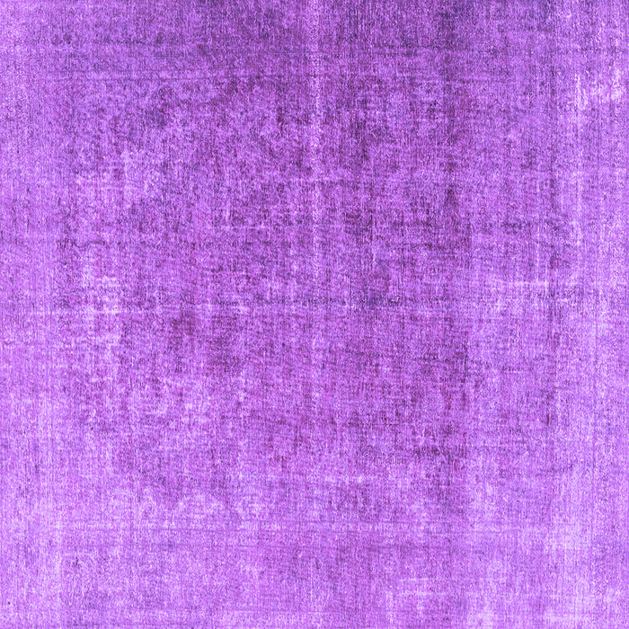 Square Machine Washable Persian Purple Traditional Area Rugs, wshtr3284pur