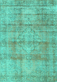 Persian Turquoise Traditional Rug, tr3285turq