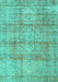 Persian Turquoise Traditional Rug, tr3285turq