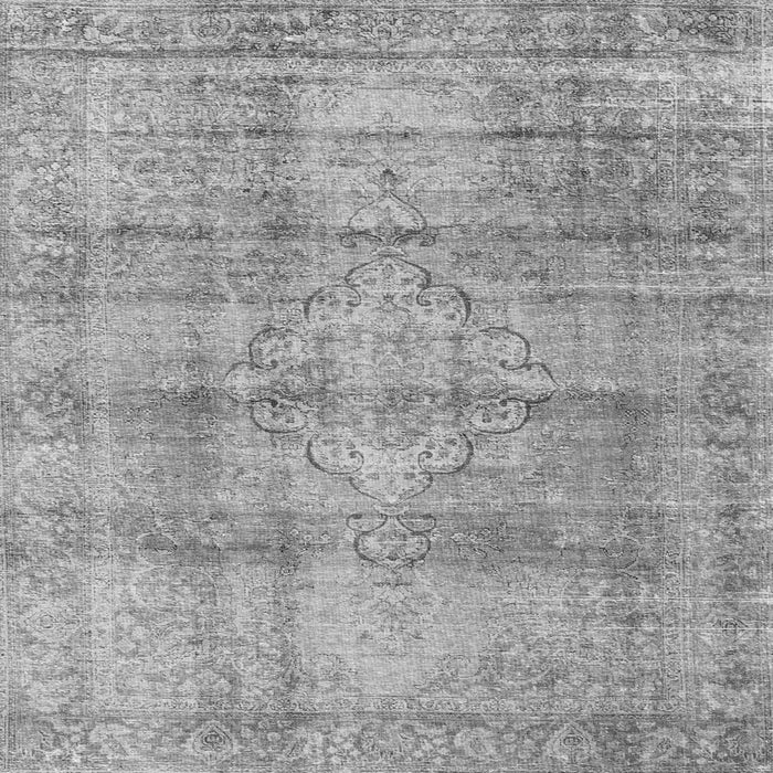 Serging Thickness of Persian Gray Traditional Rug, tr3285gry