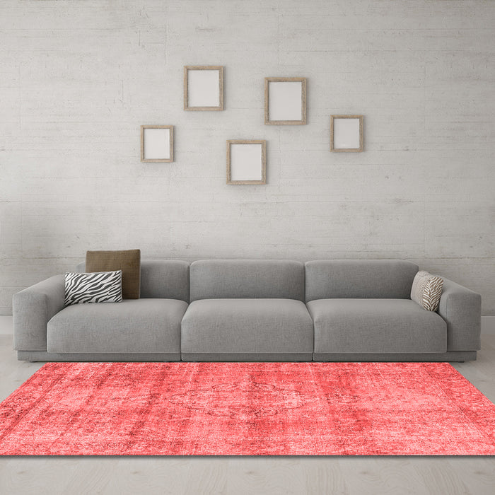 Traditional Red Washable Rugs