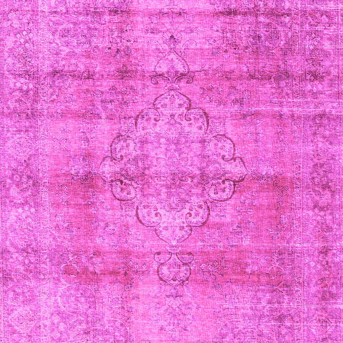 Machine Washable Persian Pink Traditional Rug, wshtr3285pnk