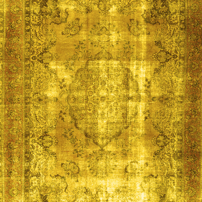 Persian Yellow Traditional Rug, tr3286yw