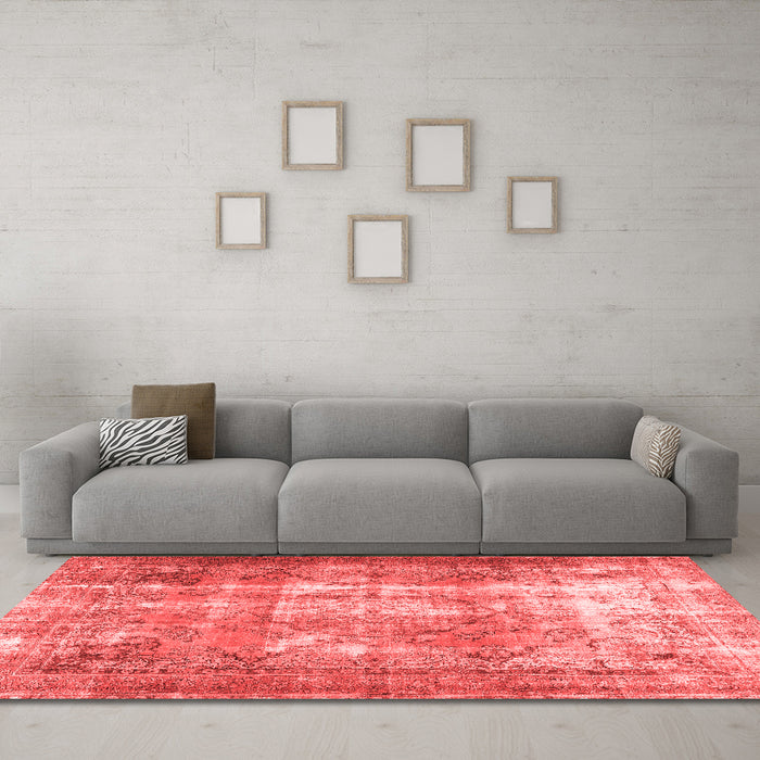 Traditional Red Washable Rugs