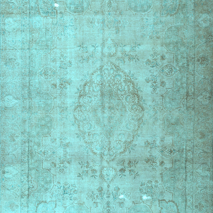 Machine Washable Persian Light Blue Traditional Rug, wshtr3287lblu