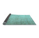 Sideview of Persian Light Blue Traditional Rug, tr3287lblu