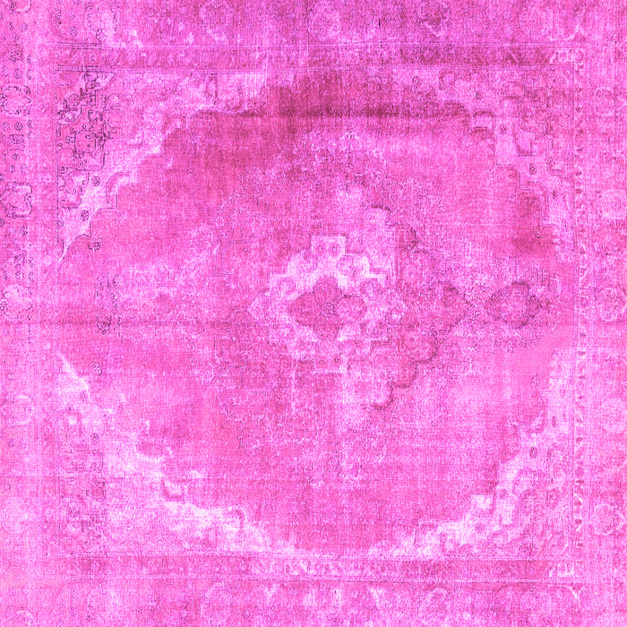 Square Persian Pink Traditional Rug, tr3288pnk