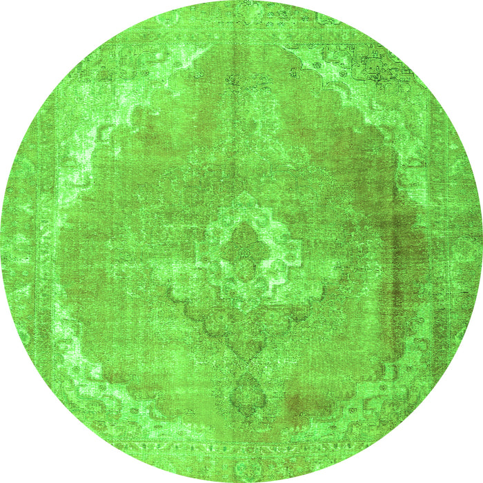 Machine Washable Persian Green Traditional Area Rugs, wshtr3288grn
