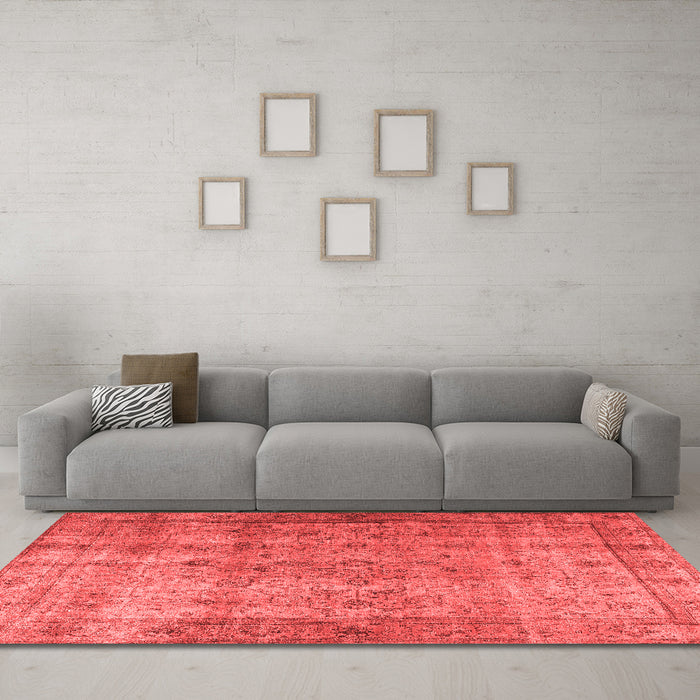 Traditional Red Washable Rugs