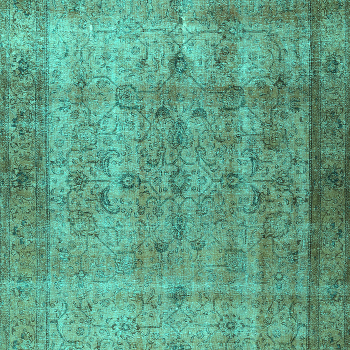 Machine Washable Persian Turquoise Traditional Area Rugs, wshtr3289turq