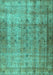 Persian Turquoise Traditional Rug, tr3289turq