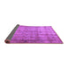 Sideview of Persian Purple Traditional Rug, tr3289pur