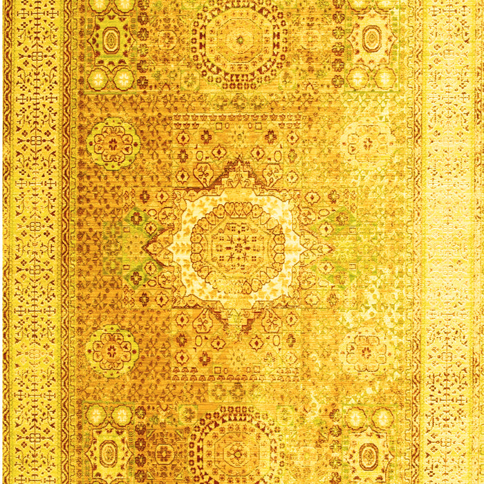 Persian Yellow Traditional Rug, tr328yw