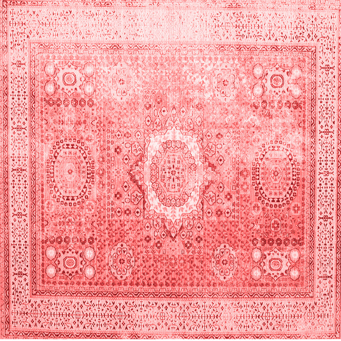 Machine Washable Persian Red Traditional Rug, wshtr328red