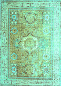 Persian Turquoise Traditional Rug, tr328turq