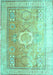 Persian Turquoise Traditional Rug, tr328turq