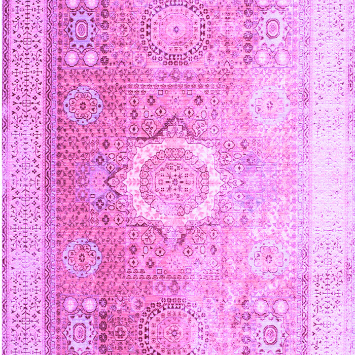 Machine Washable Persian Purple Traditional Area Rugs, wshtr328pur