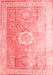 Persian Red Traditional Area Rugs