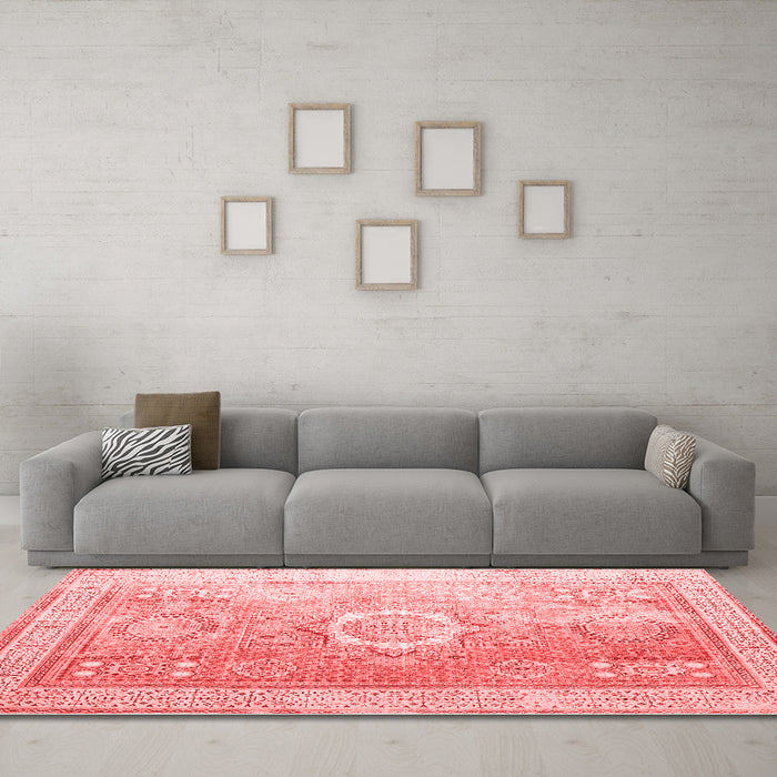 Traditional Red Washable Rugs