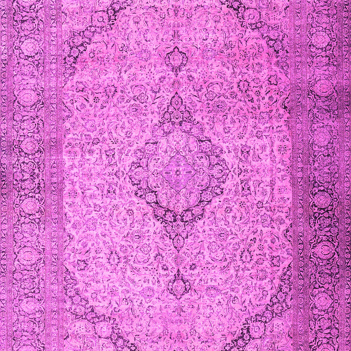 Machine Washable Persian Pink Traditional Rug, wshtr3290pnk