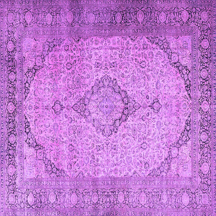 Square Persian Purple Traditional Rug, tr3290pur