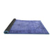 Sideview of Persian Blue Traditional Rug, tr3290blu