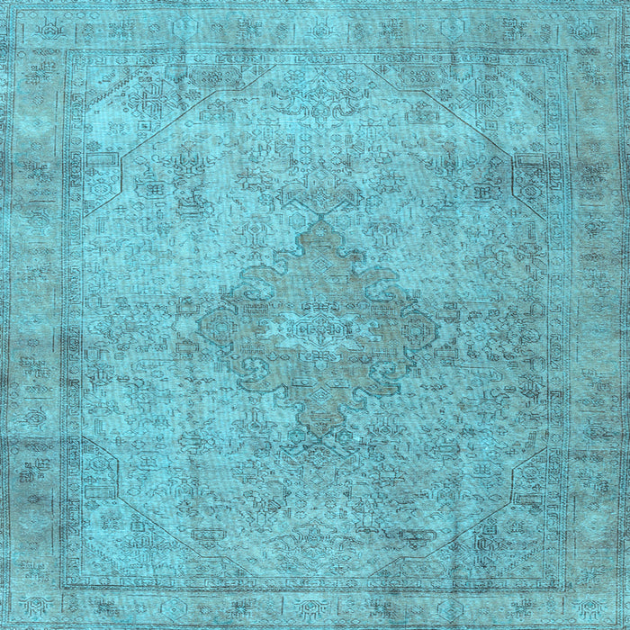 Square Persian Light Blue Traditional Rug, tr3291lblu