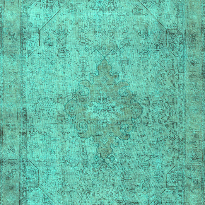 Machine Washable Persian Turquoise Traditional Area Rugs, wshtr3291turq
