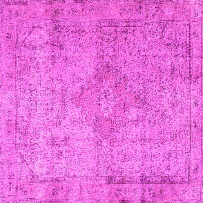 Square Persian Pink Traditional Rug, tr3291pnk