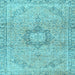Square Persian Light Blue Traditional Rug, tr3292lblu