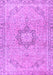 Machine Washable Persian Purple Traditional Area Rugs, wshtr3292pur