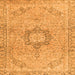 Serging Thickness of Persian Orange Traditional Rug, tr3292org