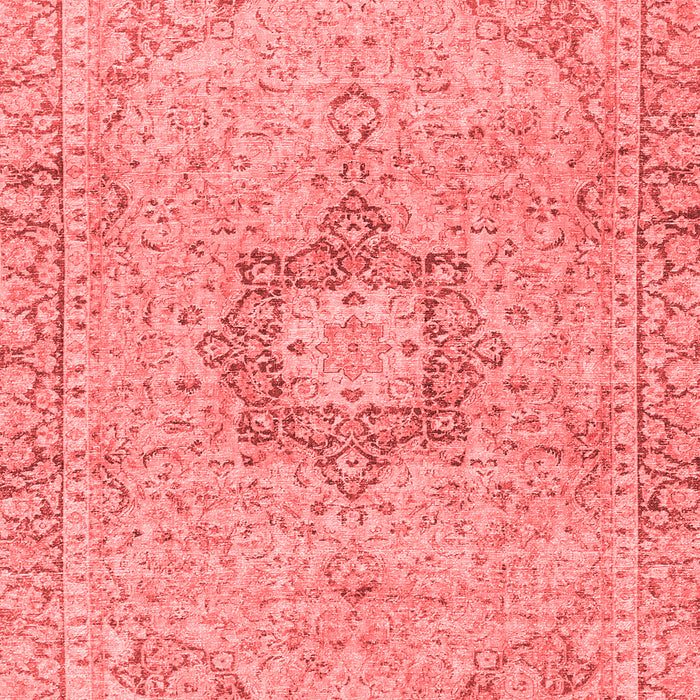 Machine Washable Persian Red Traditional Rug, wshtr3292red
