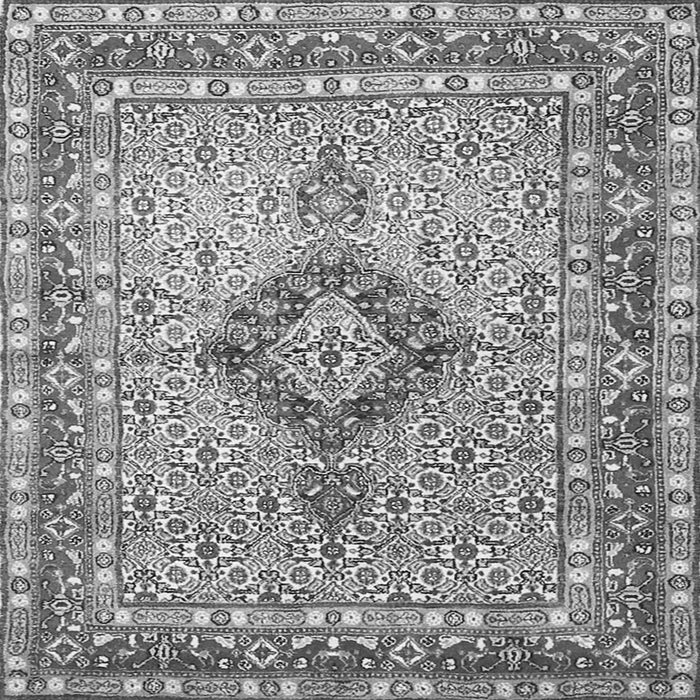 Serging Thickness of Persian Gray Traditional Rug, tr3293gry