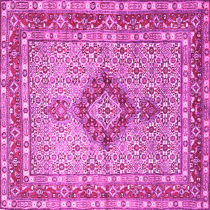 Square Persian Pink Traditional Rug, tr3293pnk