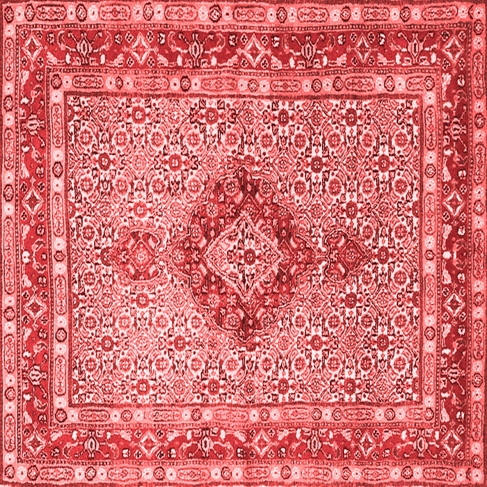 Machine Washable Persian Red Traditional Rug, wshtr3293red