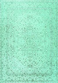 Persian Turquoise Traditional Rug, tr3294turq