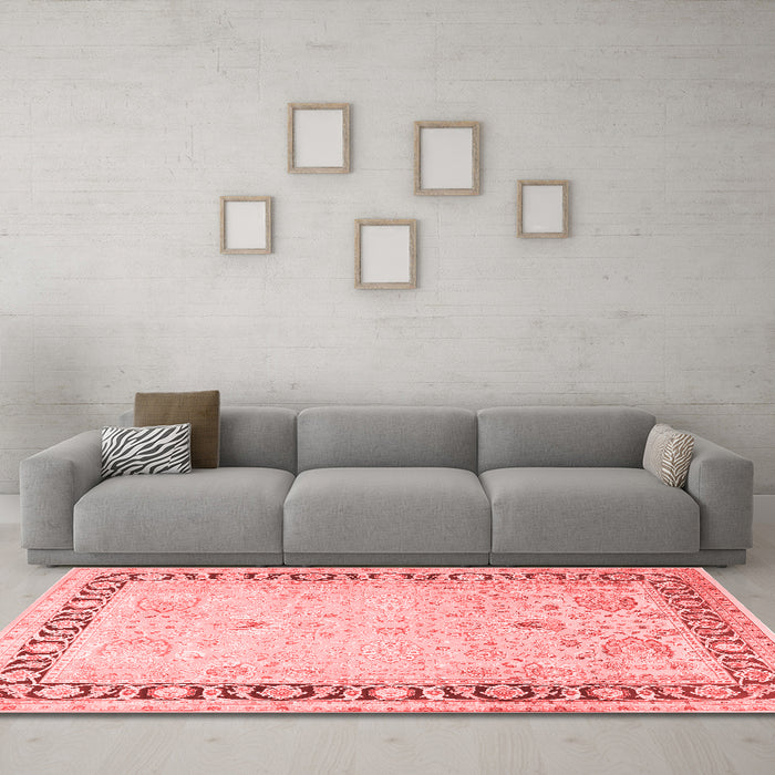 Traditional Red Washable Rugs