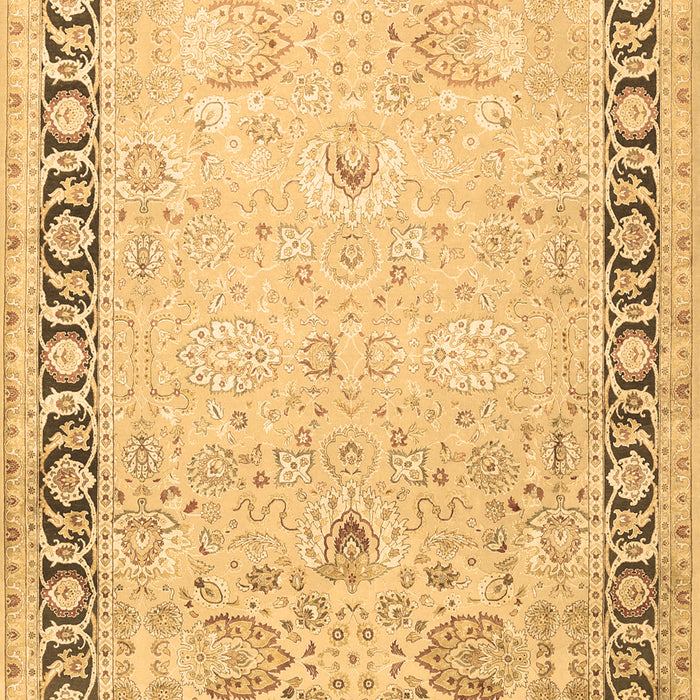 Machine Washable Persian Brown Traditional Rug, wshtr3295brn