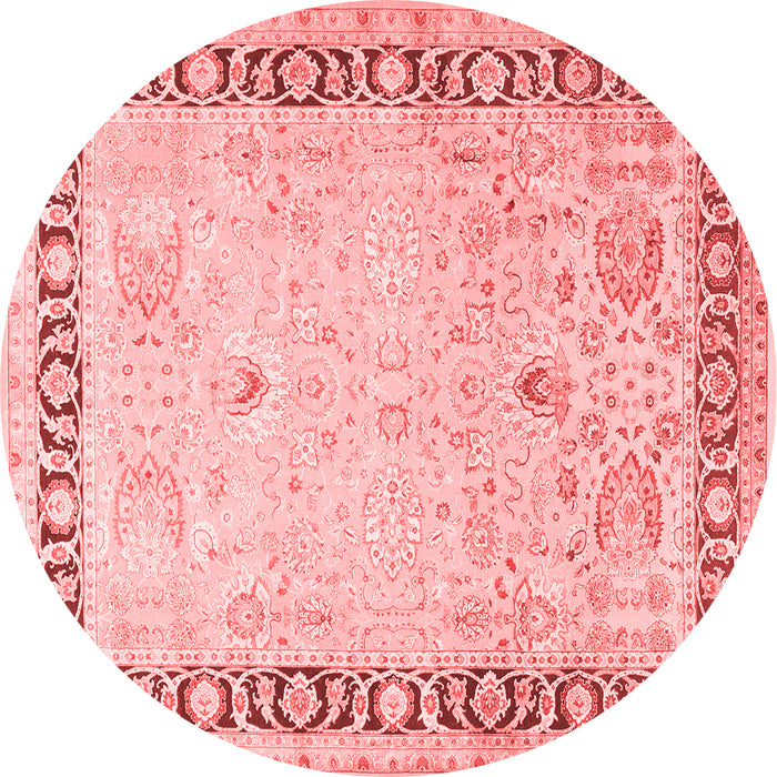 Machine Washable Persian Red Traditional Rug, wshtr3295red